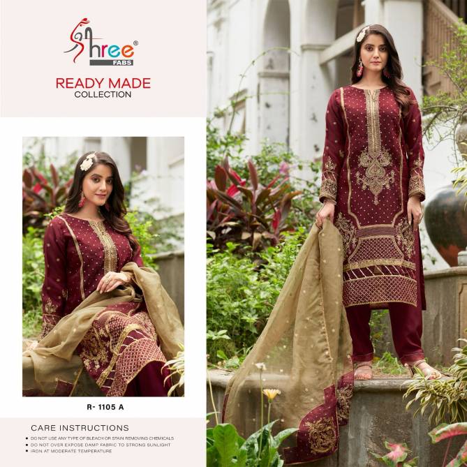 R 1105 A To D By Shree Pakistani Readymade Suits Wholesale Market In Surat With Price
